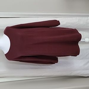 American Eagle Burgundy Sweater Dress Size S